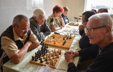 Состоялся шахматный турнир среди пенсионеров