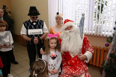 В общежитии Бобруйскагромаш состоялось новогоднее представление
