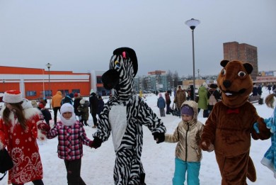 «Снежные забавы» в Первомайском районе