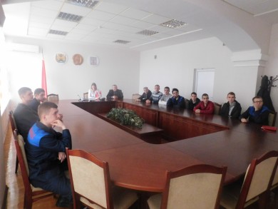В «Бобруйской ТЭЦ-2» приняли новых членов Белорусского республиканского союза молодежи