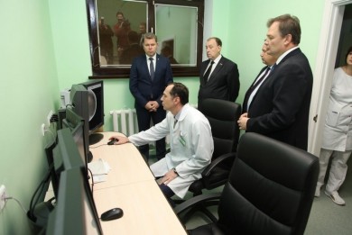 В Бобруйском онкодиспансере открыли новый рентгеновский маммограф «Маммоскан»