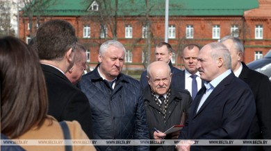 Лукашенко совершает рабочую поездку в Бобруйск