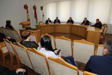 Заседание  Первомайской районной в г.Бобруйске комиссии по выборам Президента Республики Беларусь