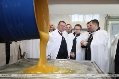 Производственный участок по розливу меда запустили в Славгороде