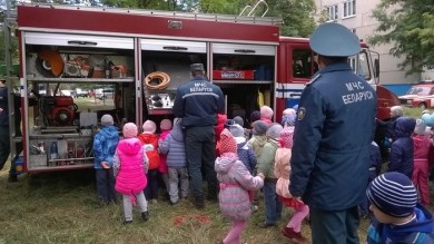 В дошкольном учреждении № 69 г. Бобруйска прошел День пожарной безопасности