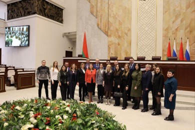 Палату представителей Национального собрания Республики Беларусь посетили специалисты по работе с молодежью и идеологический актив Первомайского района г.Бобруйска
