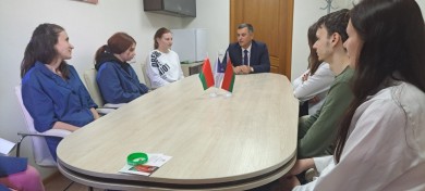 Встреча главы администрации Первомайского района г.Бобруйска с молодыми специалистами
