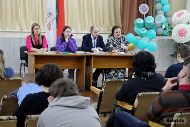 В СШ №30 прошла профориентационная встреча с представителями ОАО «Белшина»