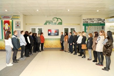 Бобруйские предприятия присоединились к минуте молчания в память о жертвах трагедии в Хатыни