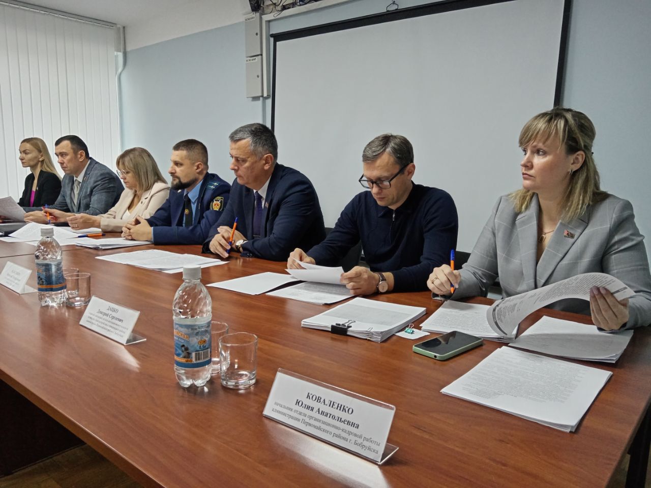 Прошло заседание комиссии по противодействию коррупции администрации Первомайского района г. Бобруйска