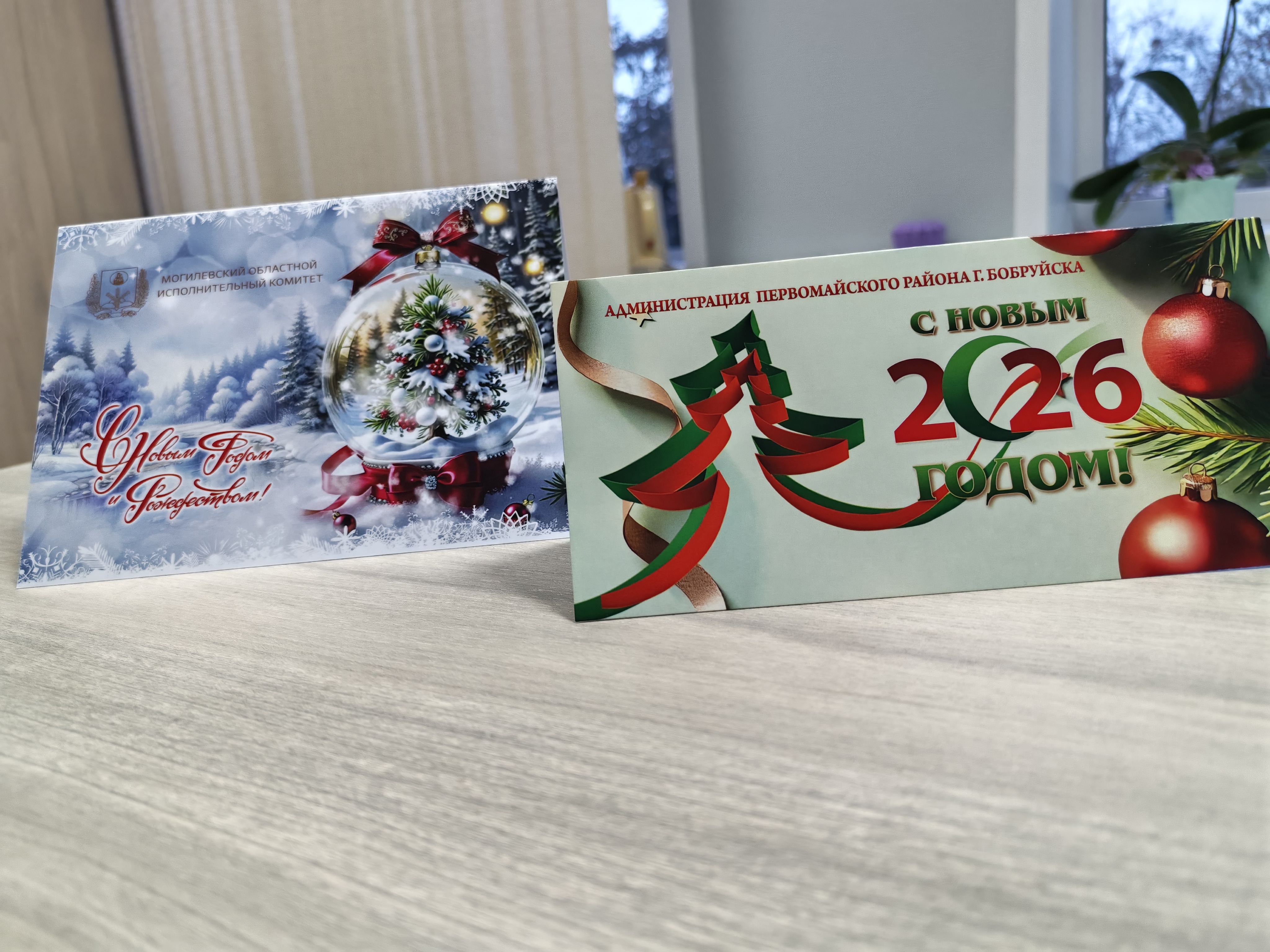 Ветераны Великой Отечественной войны Первомайского района г.Бобруйска принимали поздравления  с Новым годом и Рождеством 