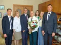 Светлый праздник. Ветеран Борис Музалевский принимает поздравления с 99-летием